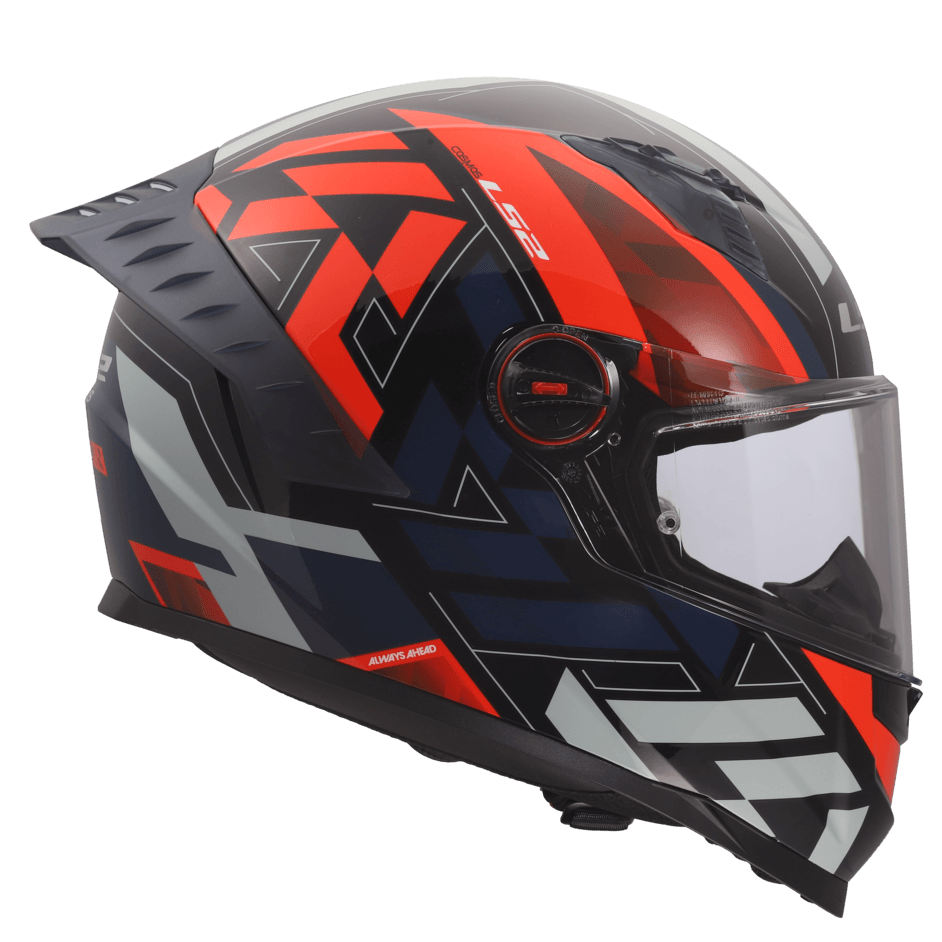 Casco LS2 816 Cosmos Paskal Negro / Rojo / Mate