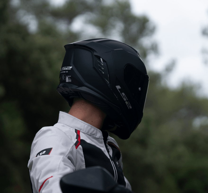 Casco LS2 818 Storm III Solid Negro / Mate