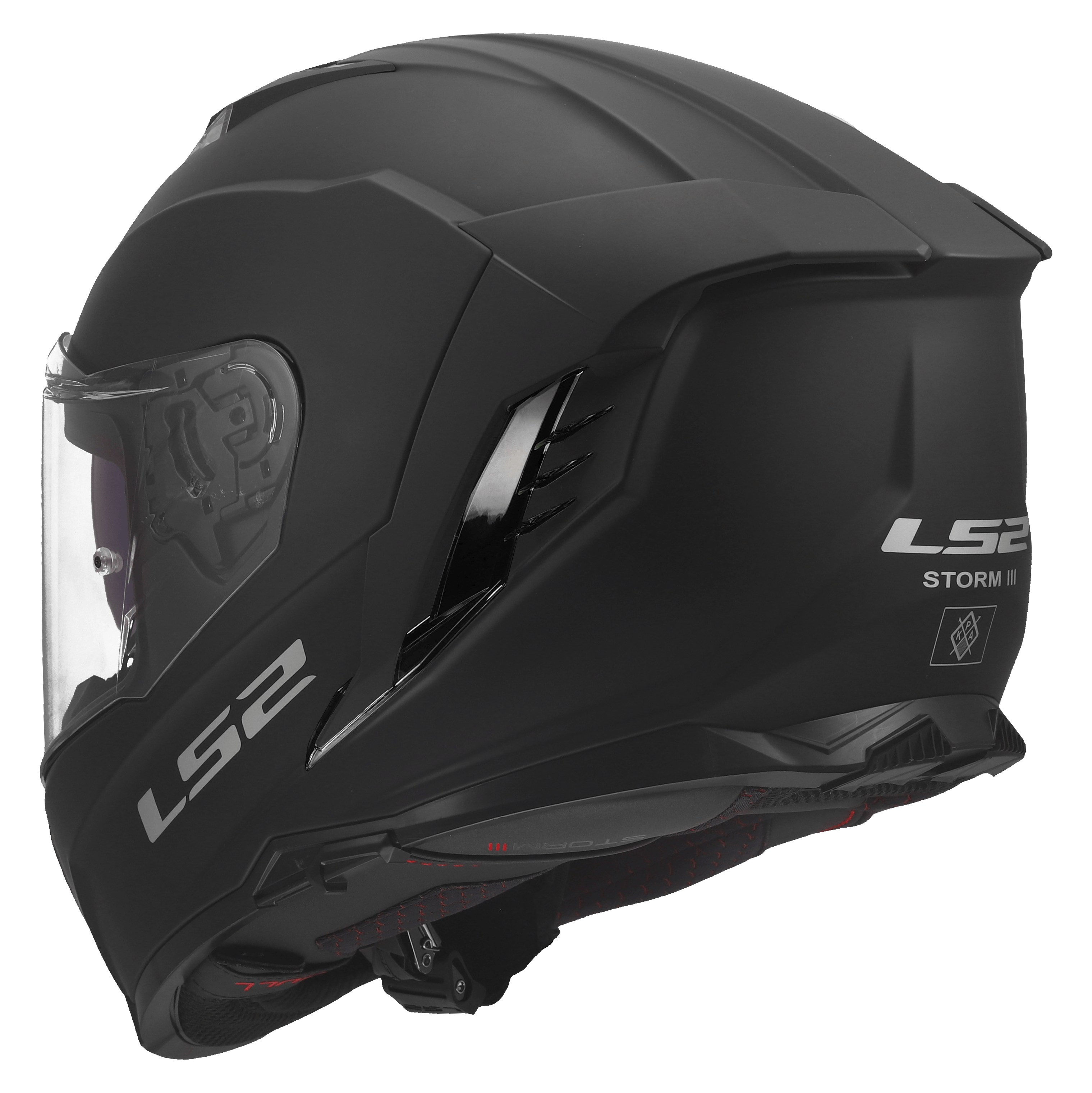 Casco LS2 818 Storm III Solid Negro / Mate