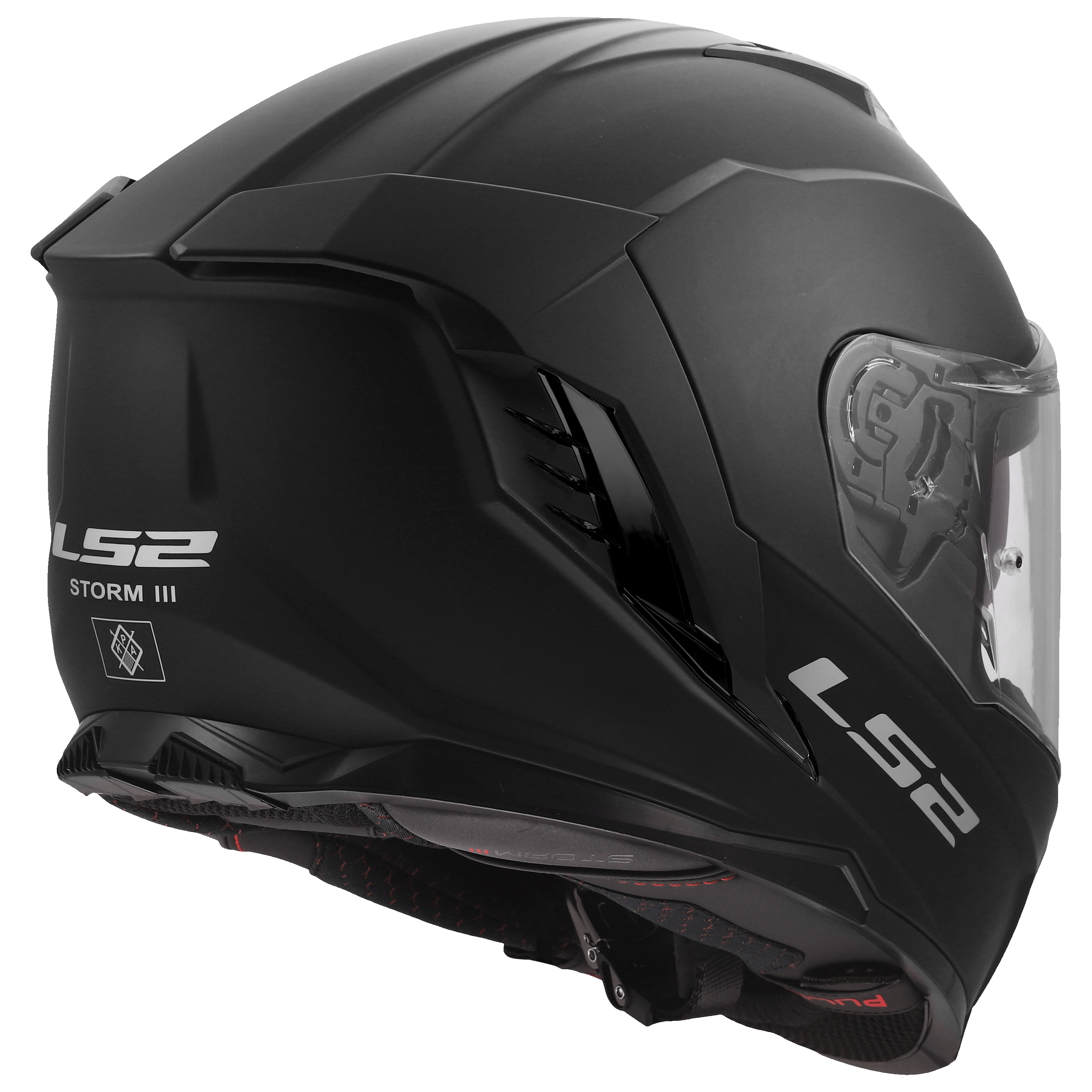 Casco LS2 818 Storm III Solid Negro / Mate