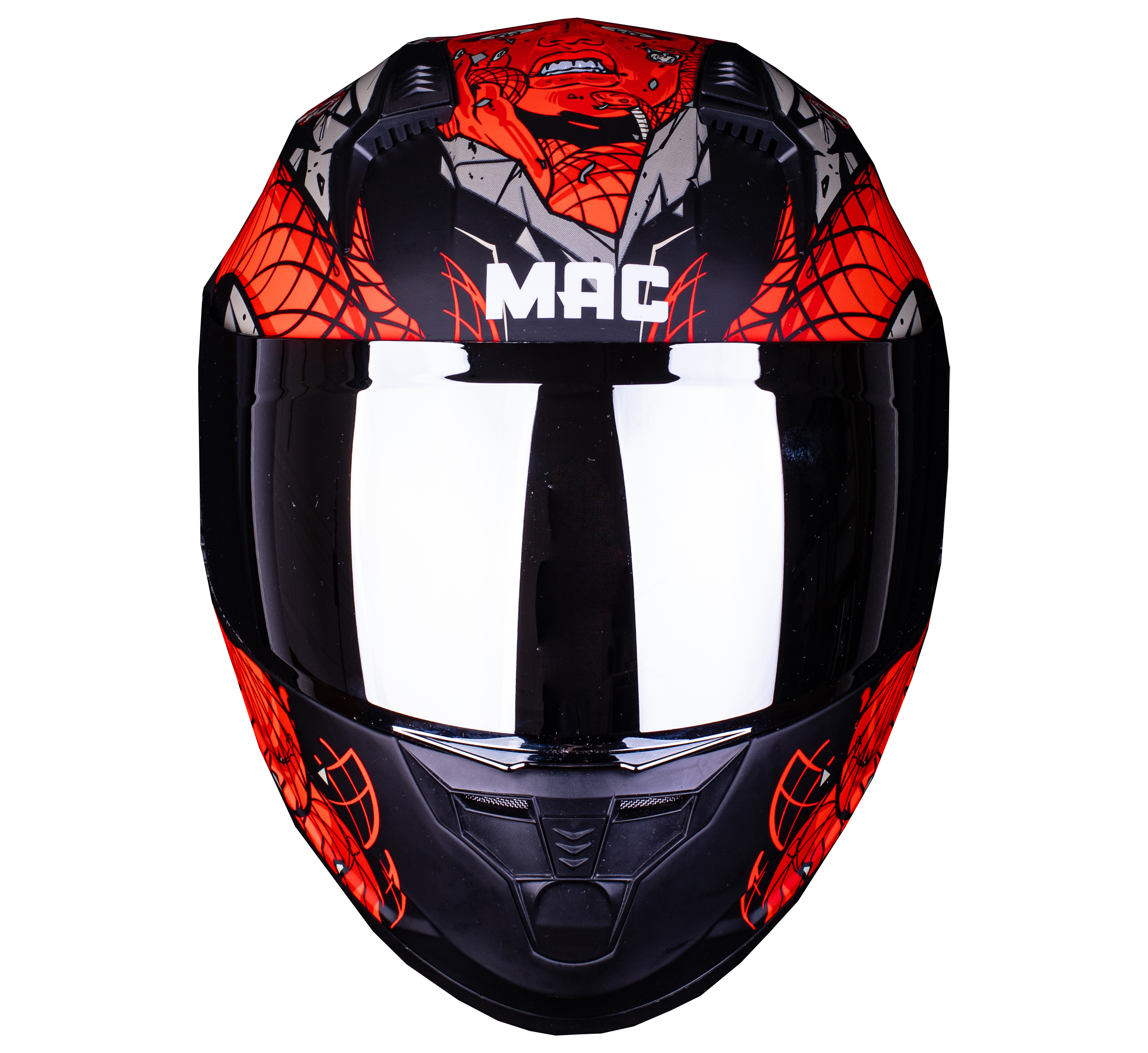 Casco MAC 067 Bass Snake Edición Limitada Rojo / Mate