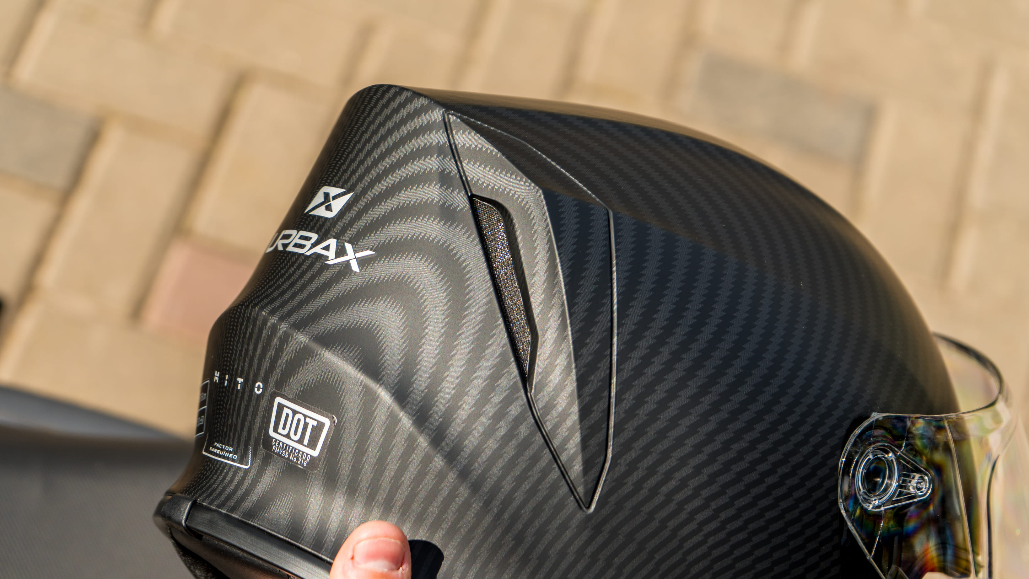 Casco Urbax 018 Mito Complot Negro / Mate