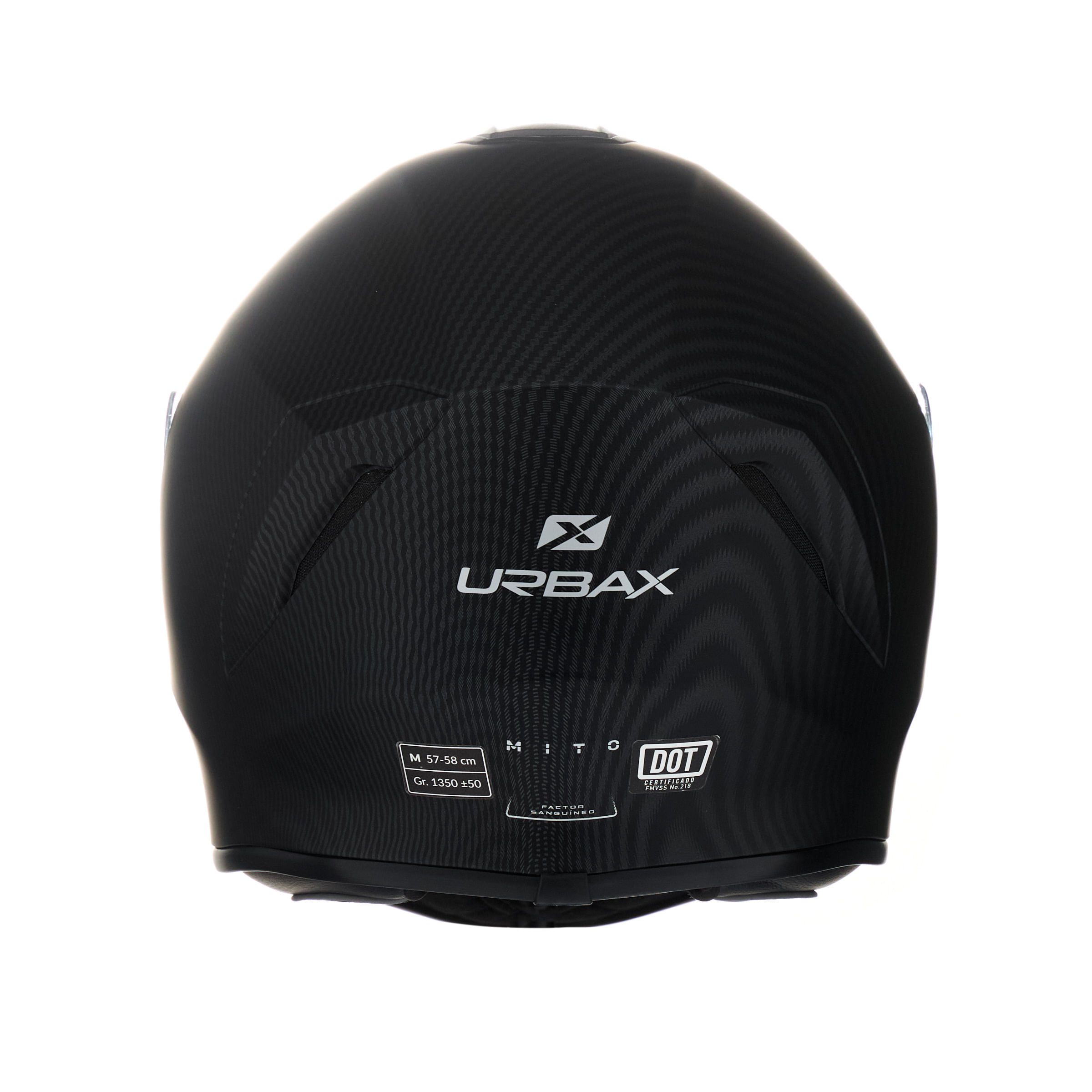 Casco Urbax 018 Mito Complot Negro / Mate