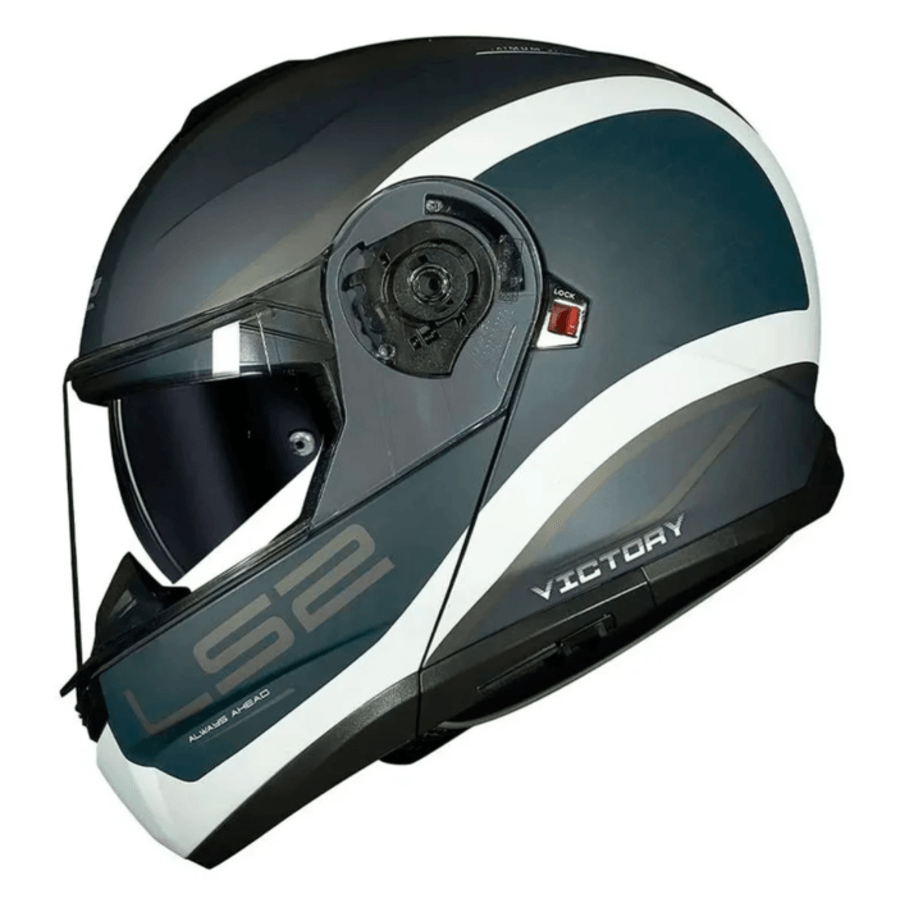 Casco LS2 908 Strobe II Victory Gris / Azul / Mate