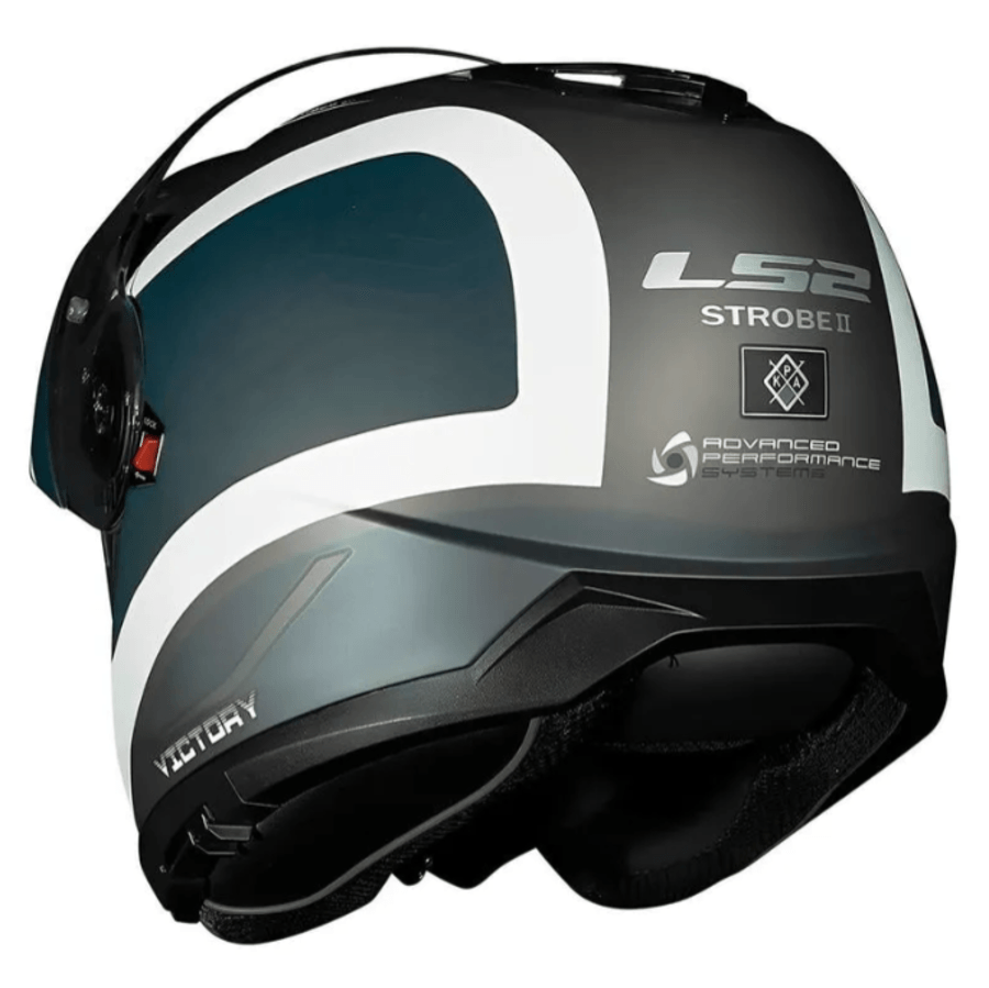 Casco LS2 908 Strobe II Victory Gris / Azul / Mate