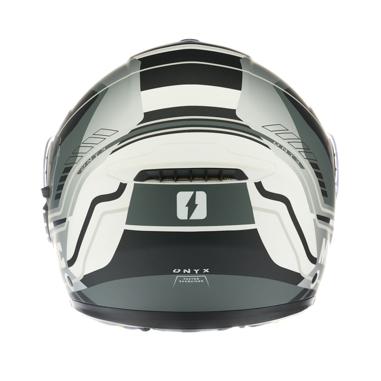 Casco MAC 917 Onyx Pulse Plateado / Negro / Mate