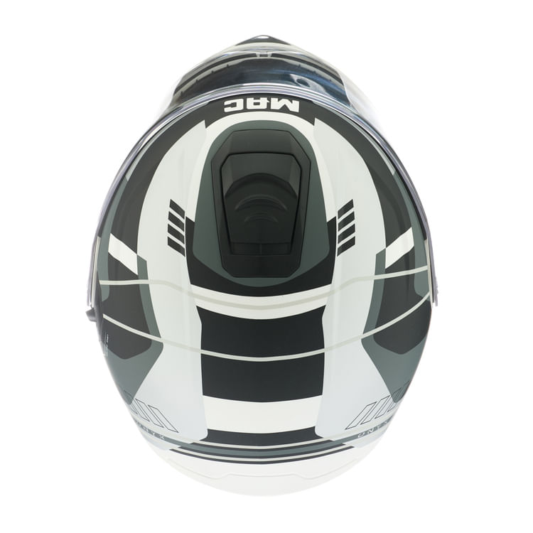 Casco MAC 917 Onyx Pulse Plateado / Negro / Mate