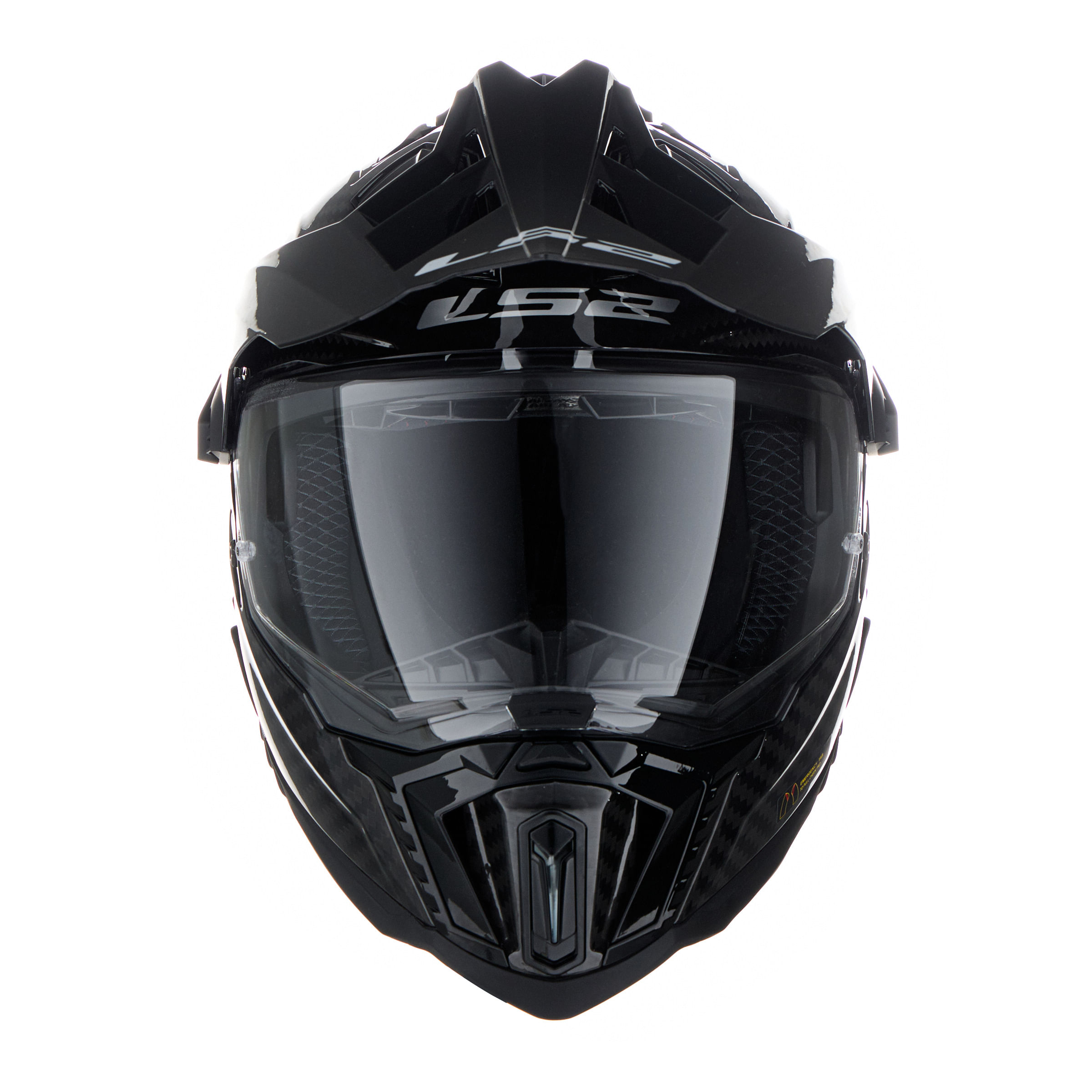 Casco LS2 701 Explorer Carbono Solid Negro / Brillo