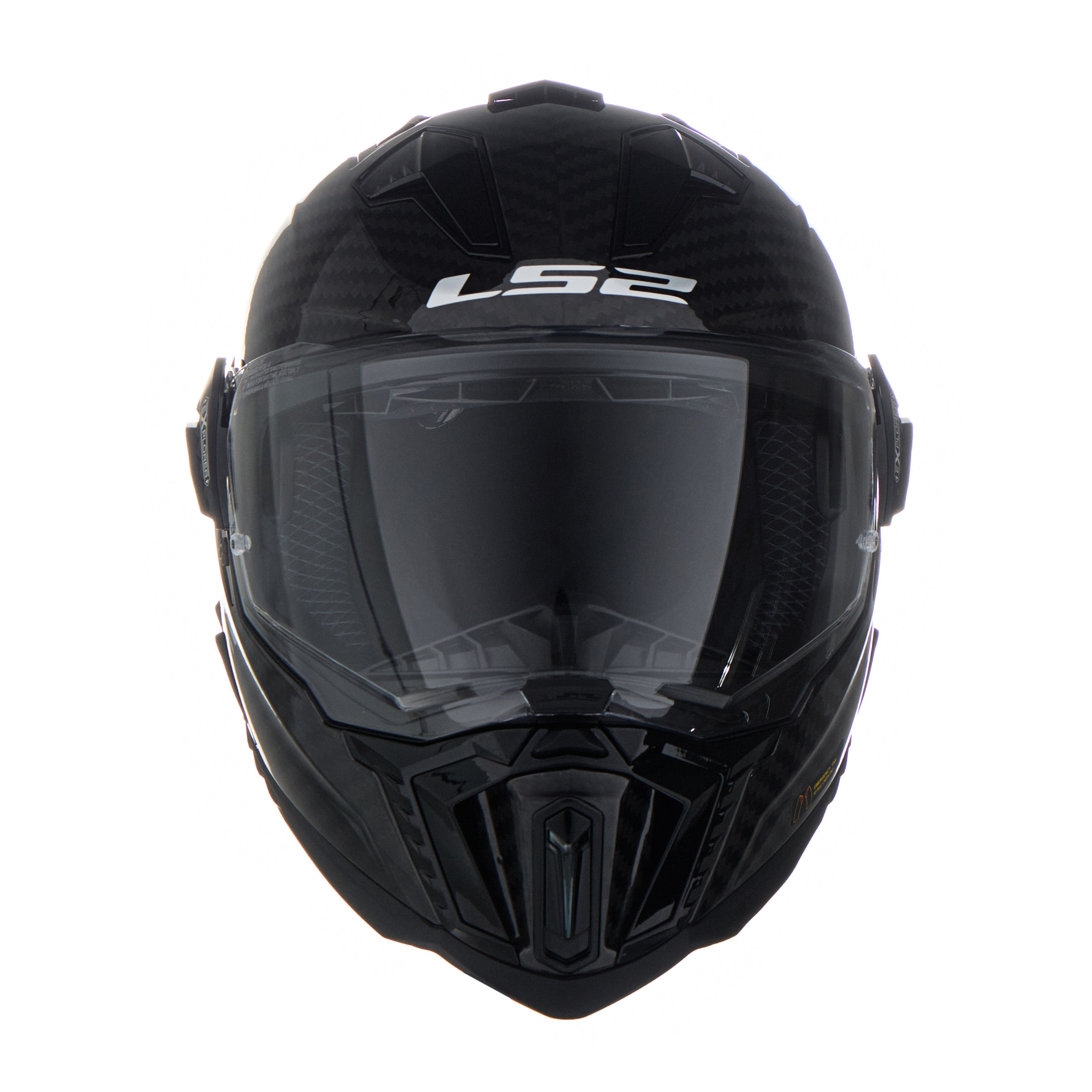Casco LS2 701 Explorer Carbono Solid Negro / Brillo