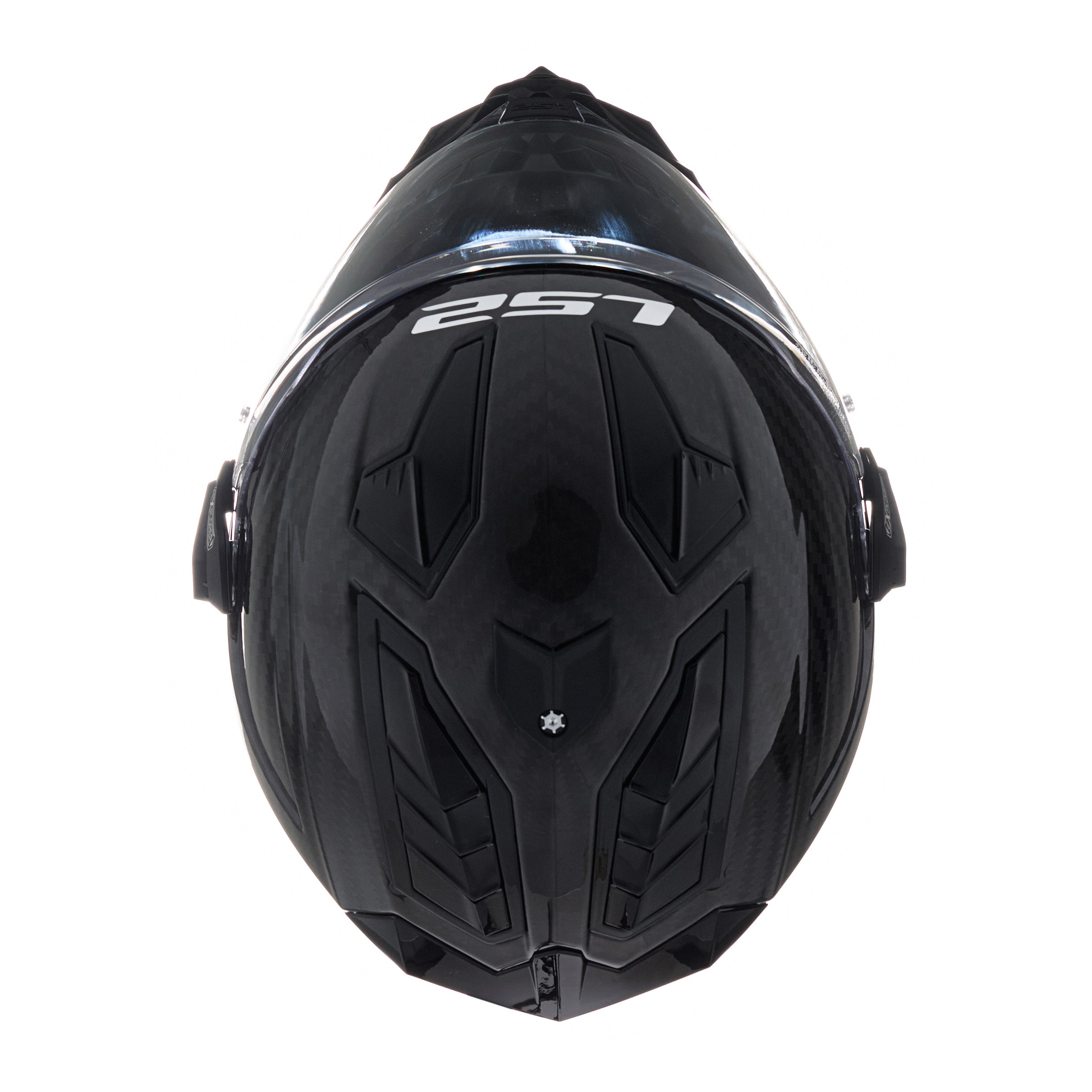 Casco LS2 701 Explorer Carbono Solid Negro / Brillo