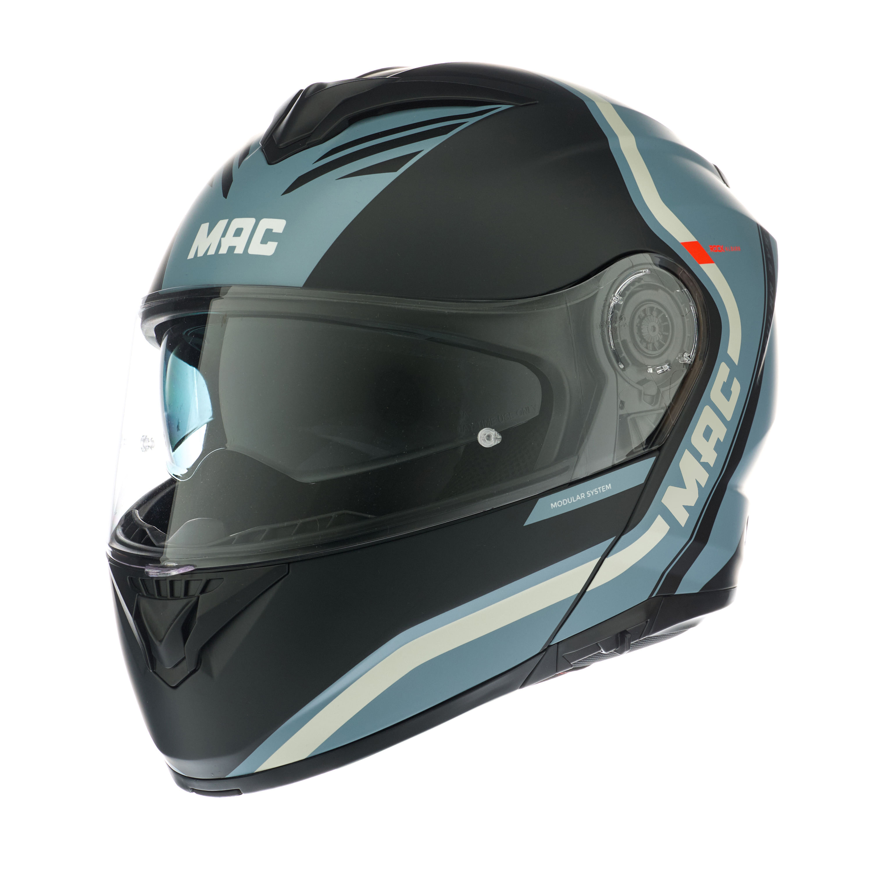 Casco MAC 908 Rock Albarn Negro / Gris / Mate