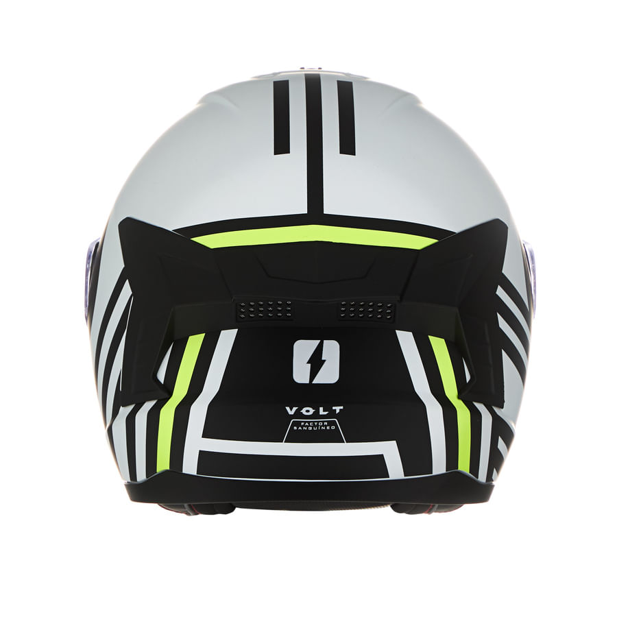 Casco MAC 070 Volt Rodak Negro / Blanco / Mate
