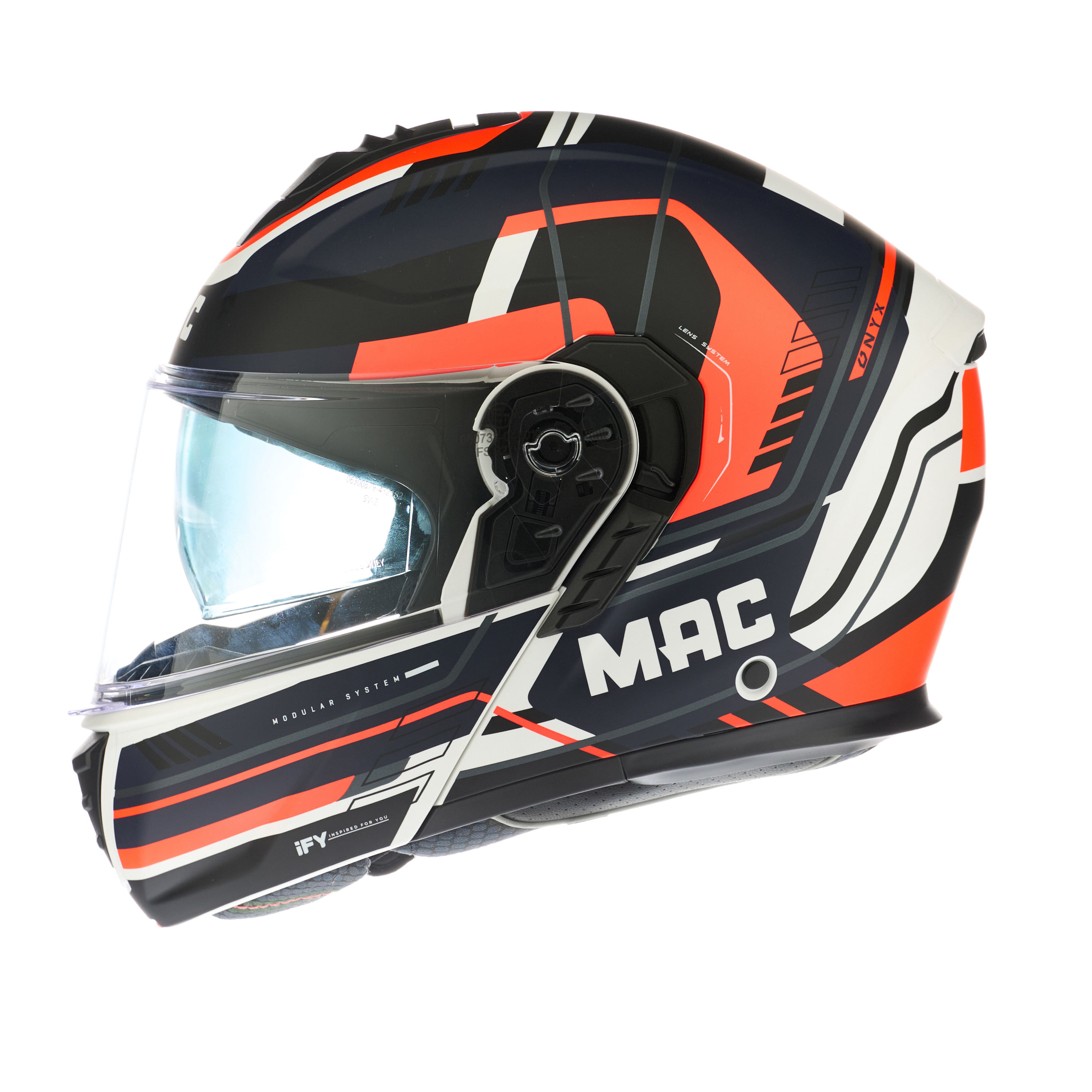 Casco MAC 917 Onyx Pulse Rojo / Azul / Mate