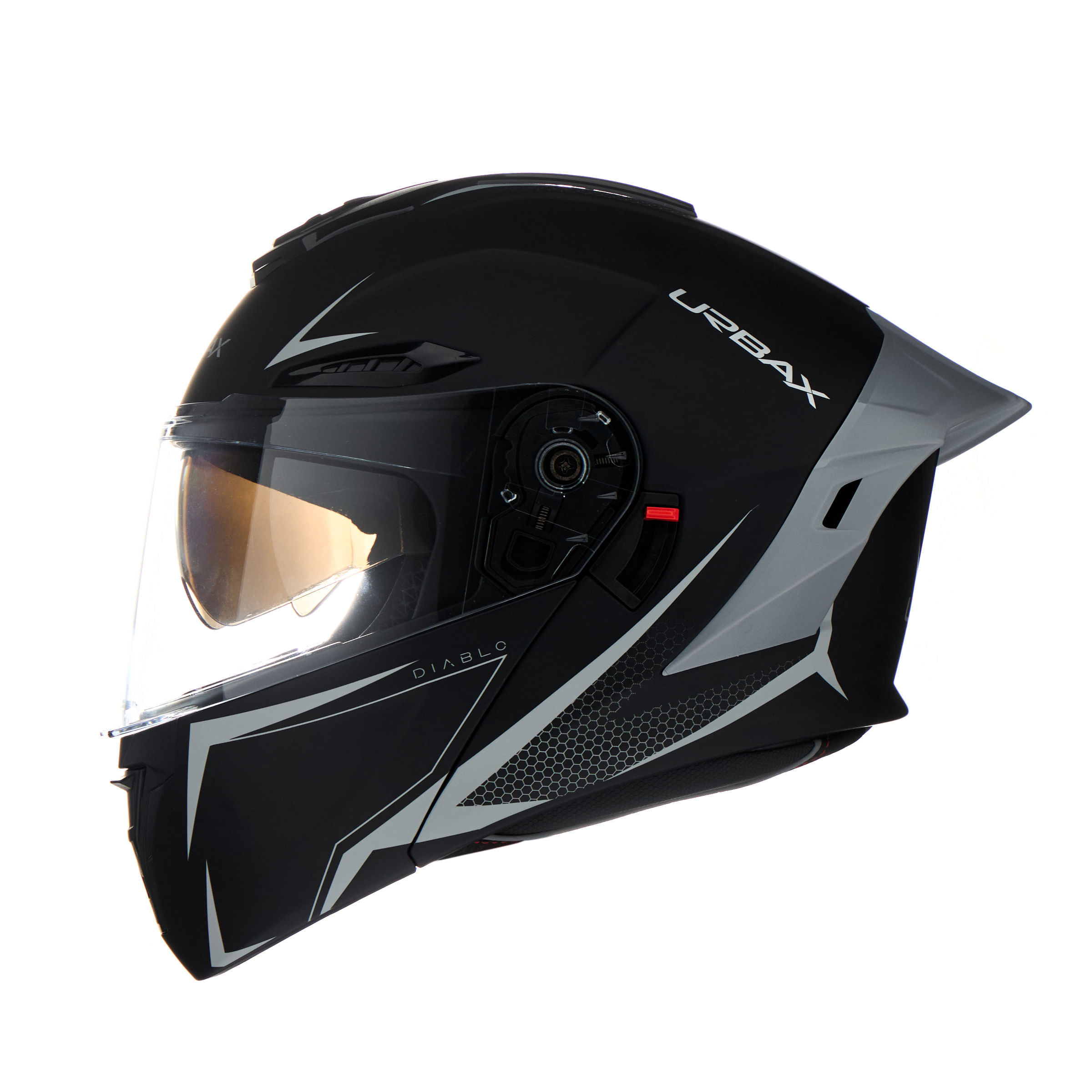 Casco Urbax 911 Atlas Diablo Negro / Gris / Mate