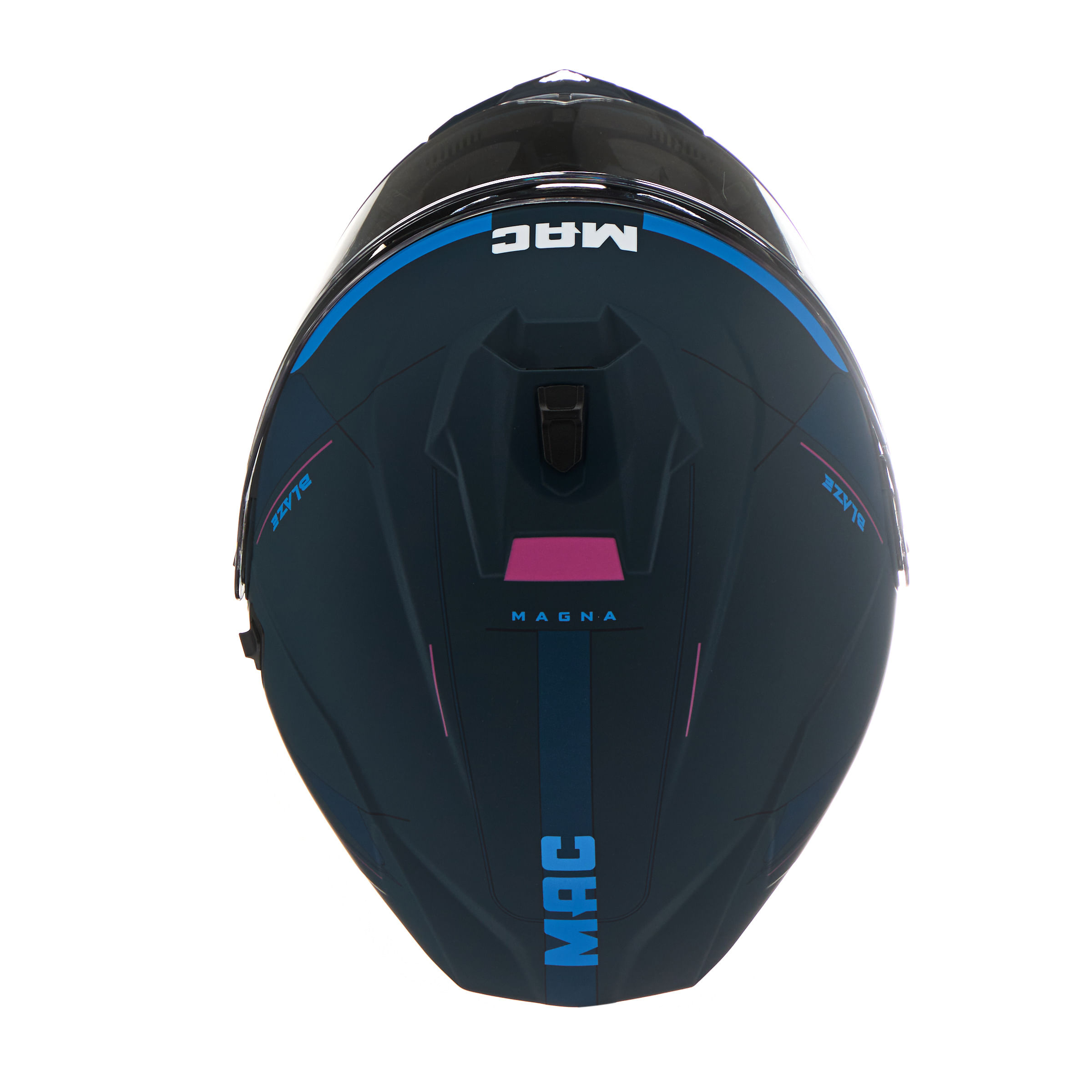Casco MAC 166 Blaze Magma Azul / Rosa / Mate