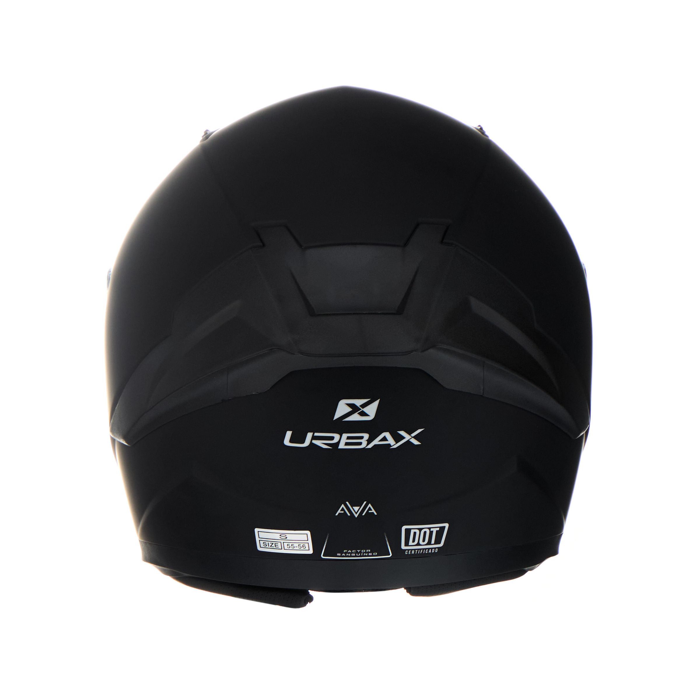 Casco Urbax 313 Ava Solid Negro / Mate