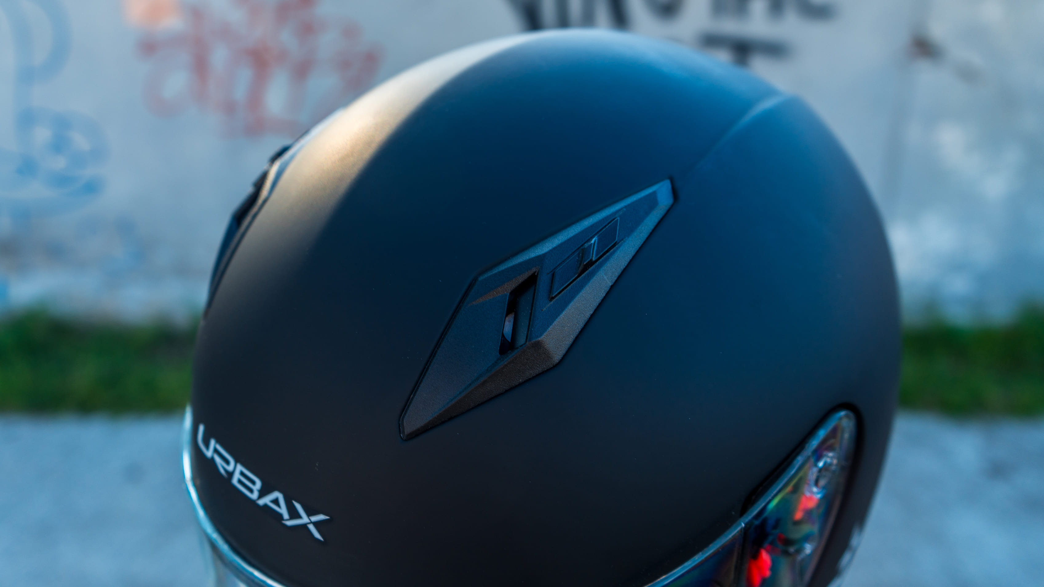 Casco Urbax 313 Ava Solid Negro / Mate