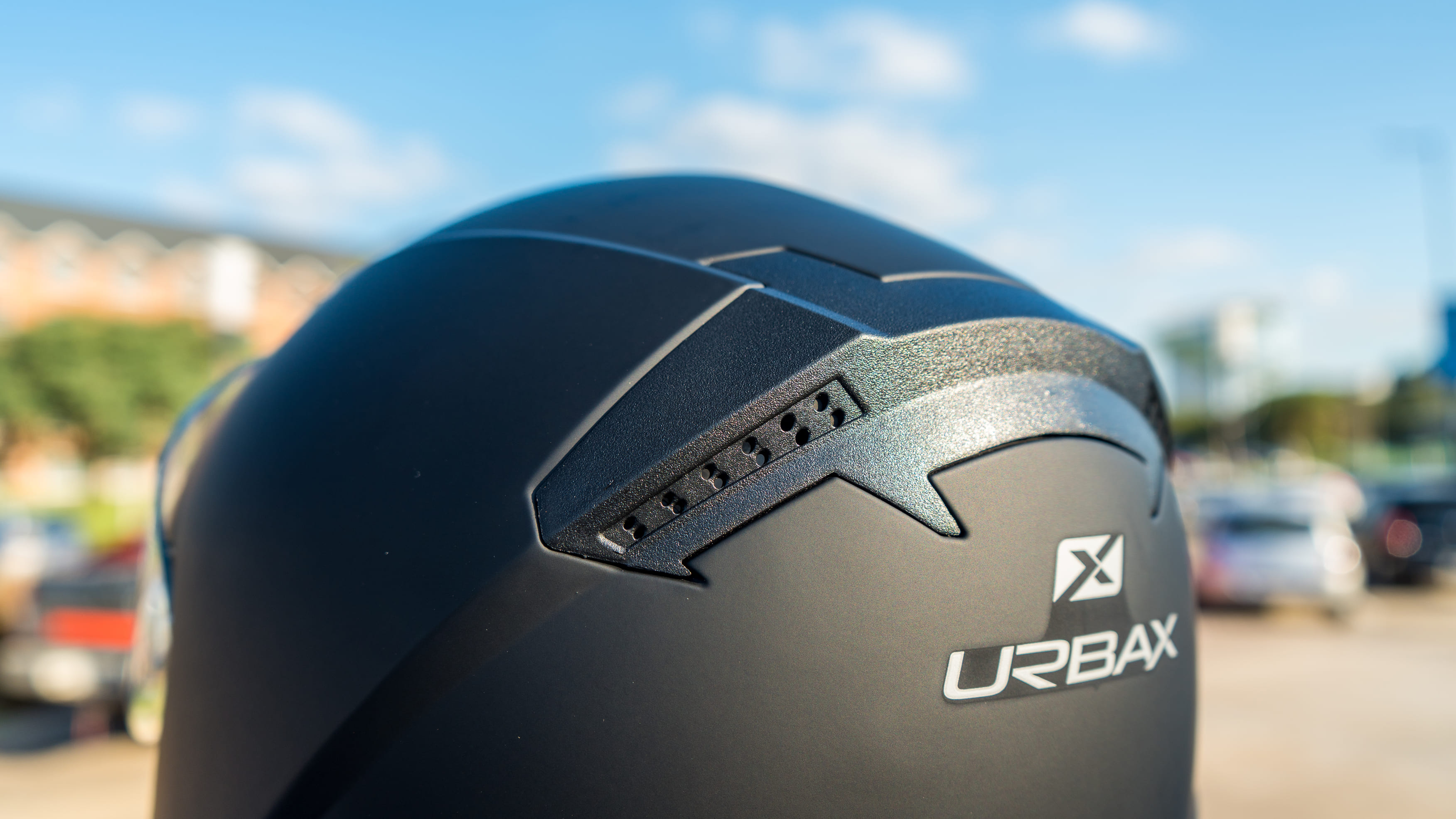 Casco Urbax 313 Ava Solid Negro / Mate