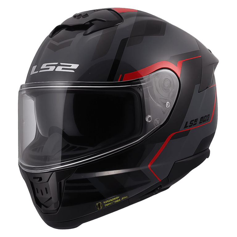 Casco LS2 808 Stream II Oxik Gris / Rojo / Mate