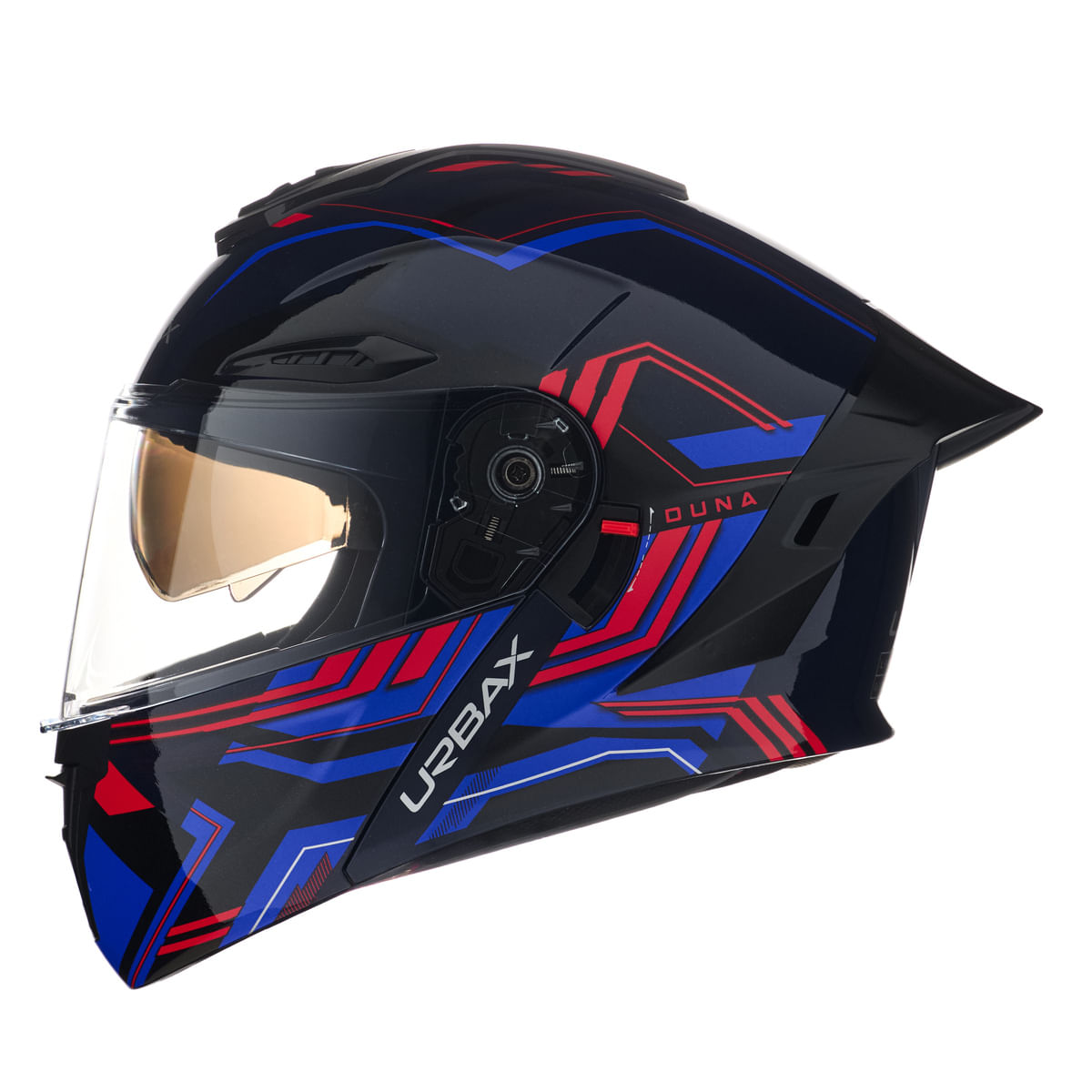 Casco Urbax 911 Atlas Duna Azul / Rojo / Brillo