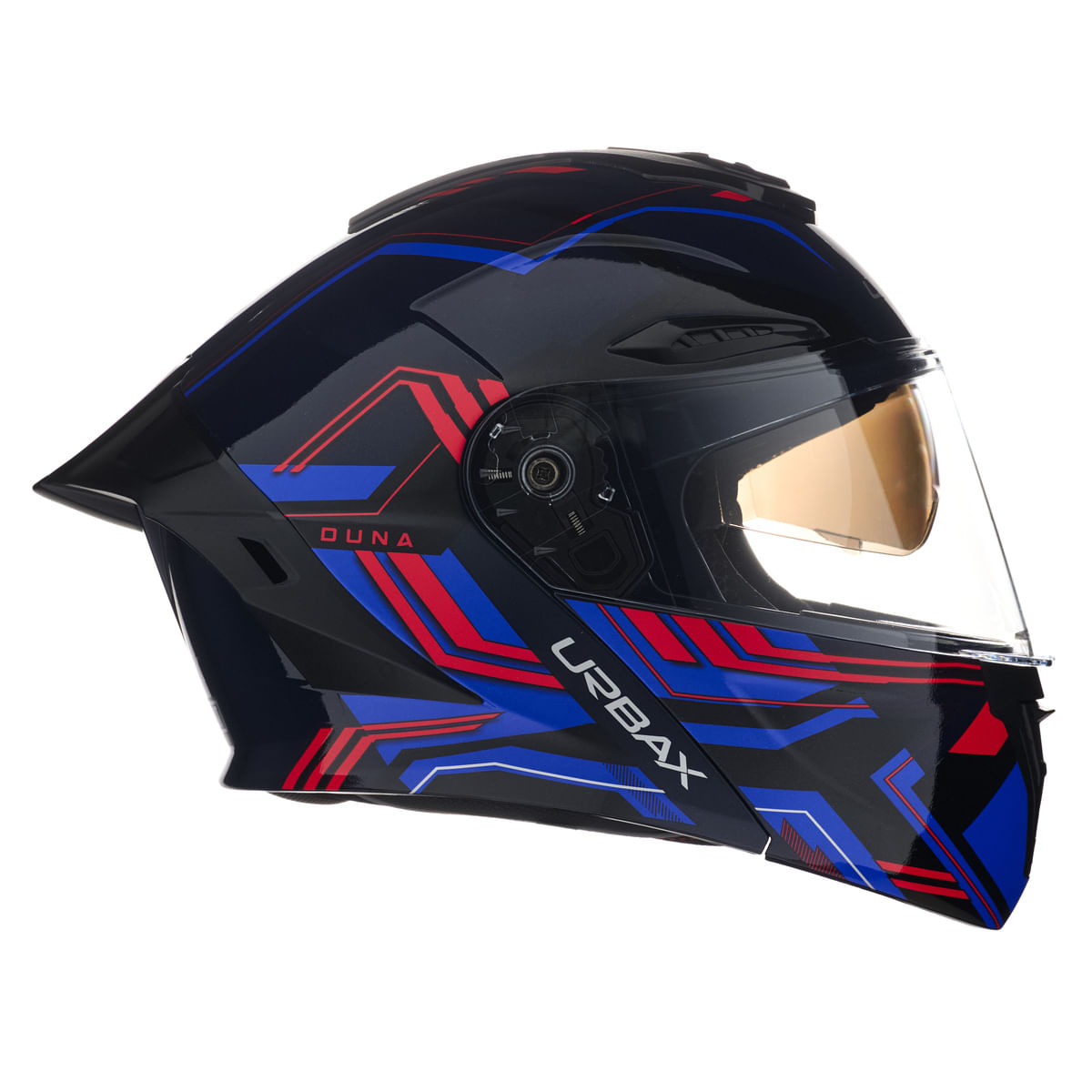 Casco Urbax 911 Atlas Duna Azul / Rojo / Brillo