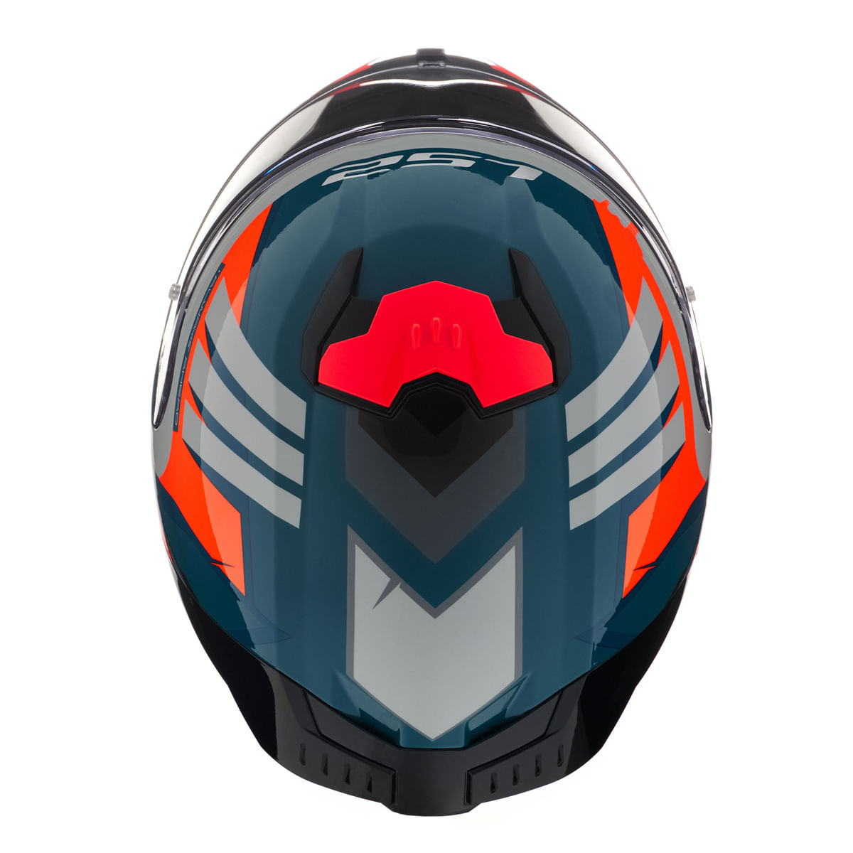 Casco LS2 808 Stream II Elece2 Azul / Naranja / Brillo