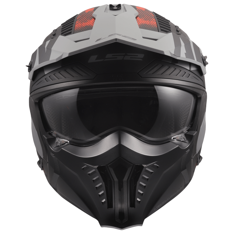 Casco LS2 606 Drifter Gas Gris / Rojo / Mate