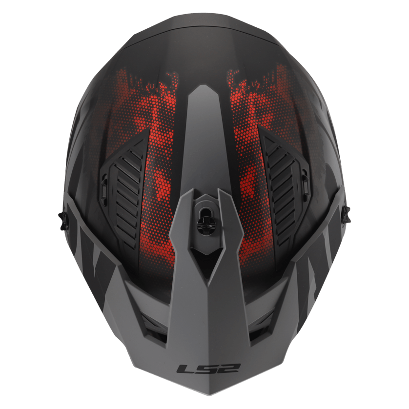 Casco LS2 606 Drifter Gas Gris / Rojo / Mate