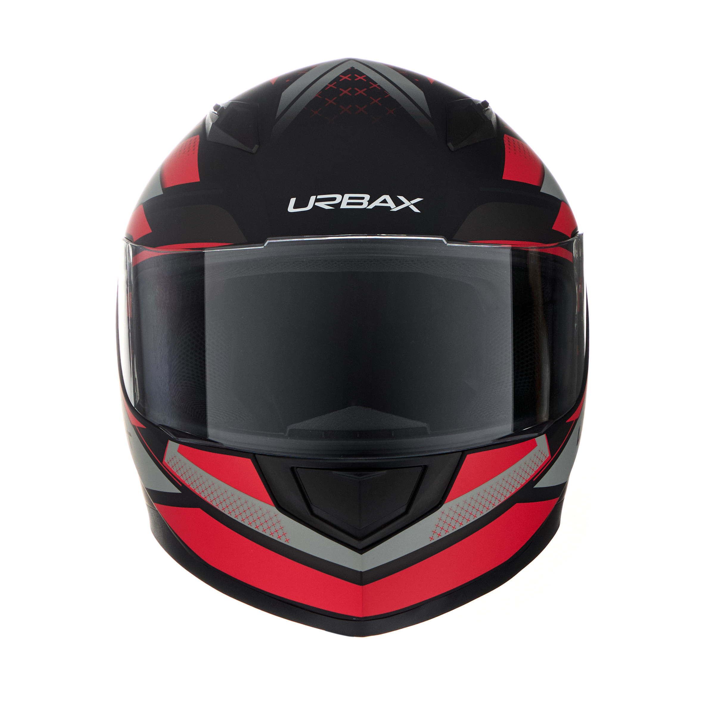 Casco Urbax 313 Ava Supra Negro / Rojo / Mate
