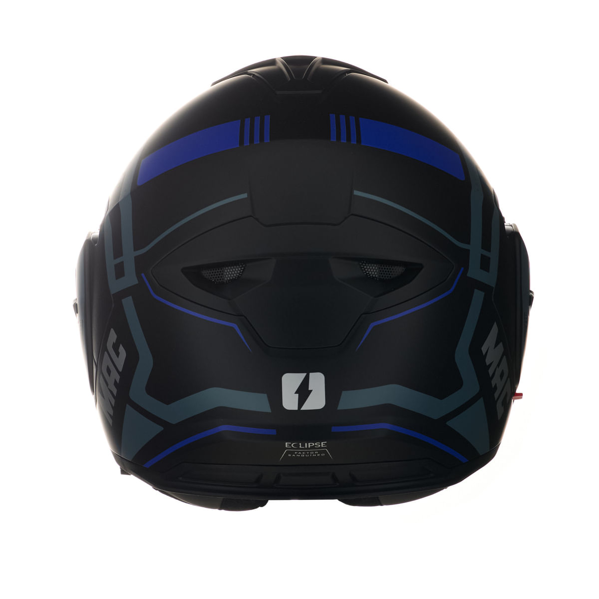 Casco MAC 628 Eclipse Stellar Negro / Azul / Mate