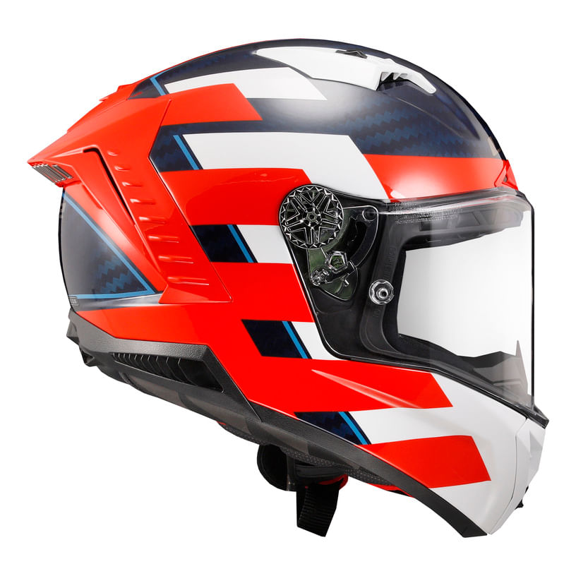 Casco LS2 805 Thunder II Carbono Alliance Rojo / Azul / Brillo