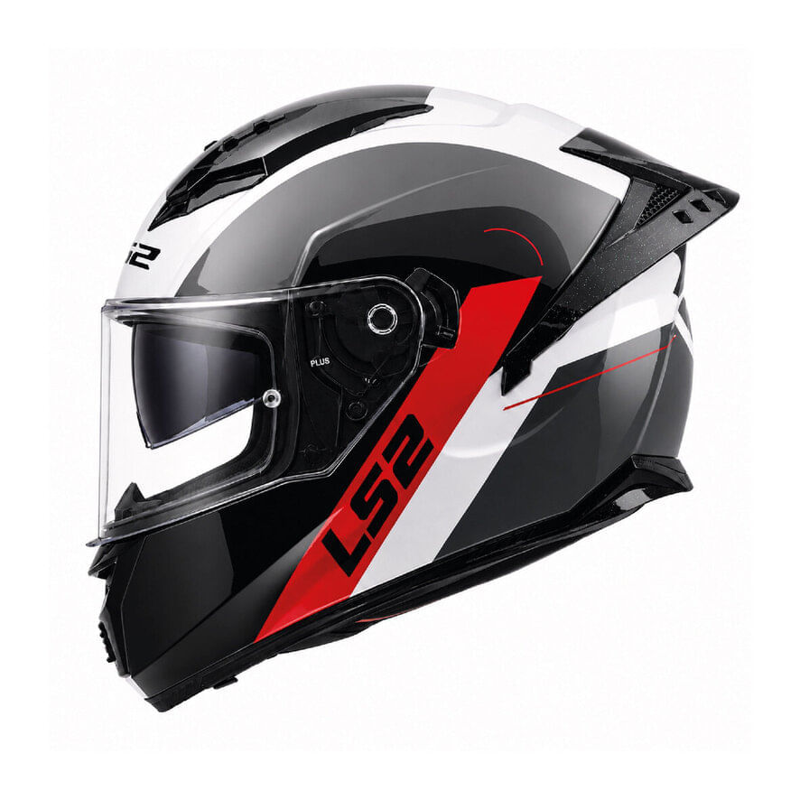 Casco LS2 806 Fusion Phinx Pearl Blanco / Gris / Brillo