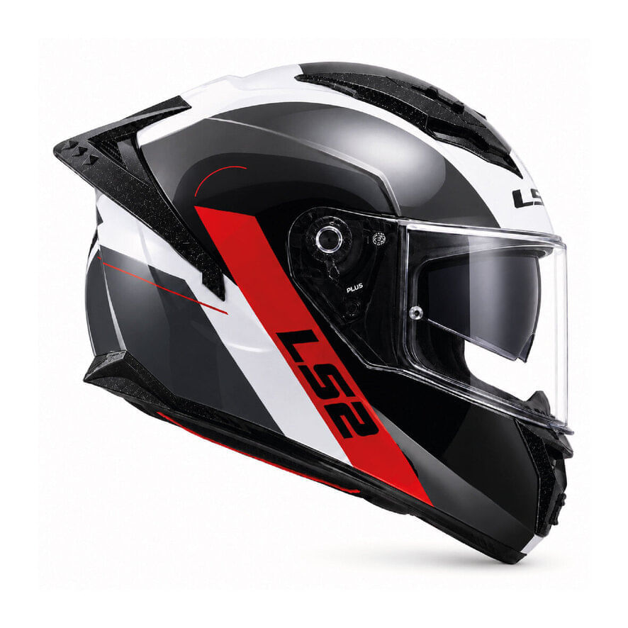 Casco LS2 806 Fusion Phinx Pearl Blanco / Gris / Brillo