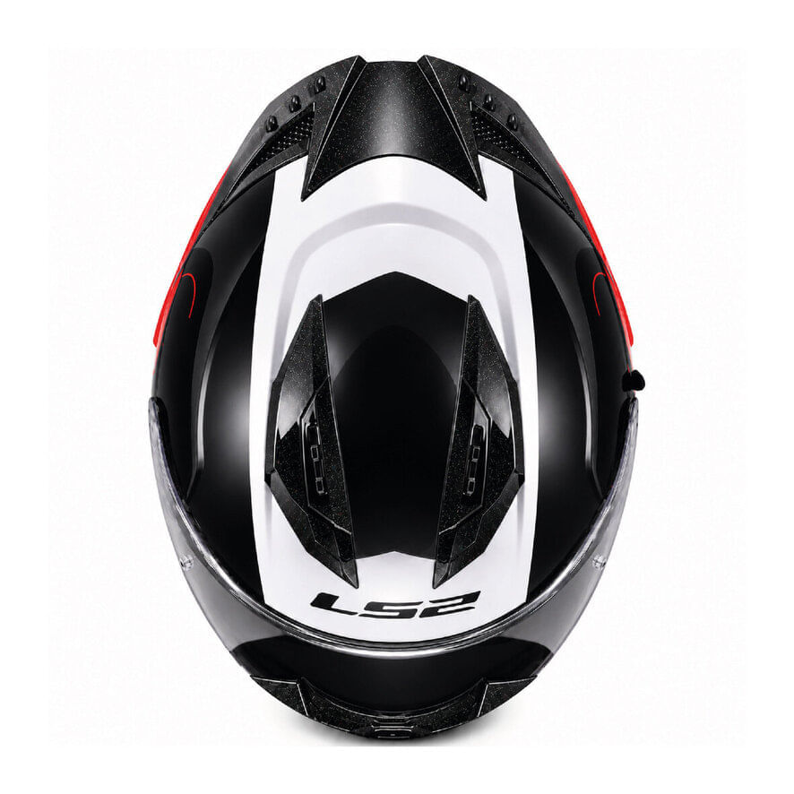 Casco LS2 806 Fusion Phinx Pearl Blanco / Gris / Brillo