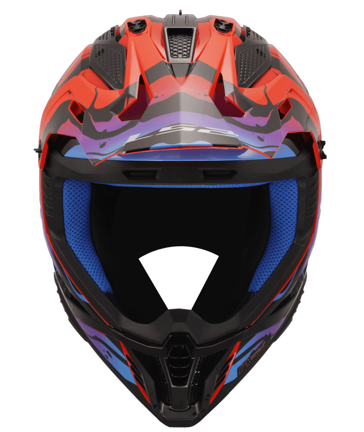Casco LS2 708 Fast II Wash Rojo Brillo