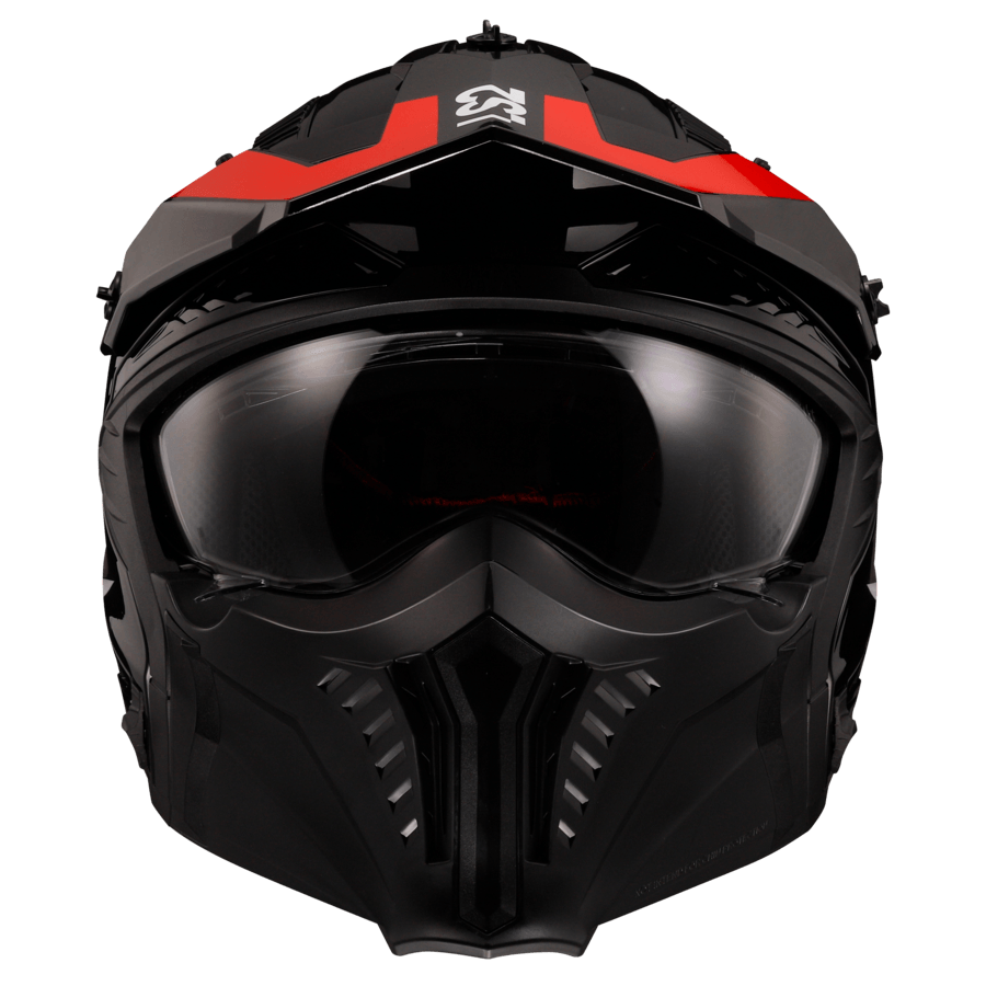 Casco LS2 606 Drifter Triality Rojo / Brillo