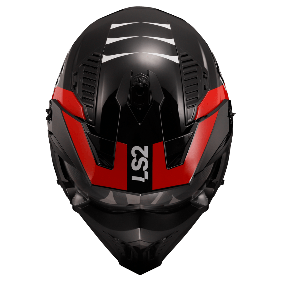 Casco LS2 606 Drifter Triality Rojo / Brillo