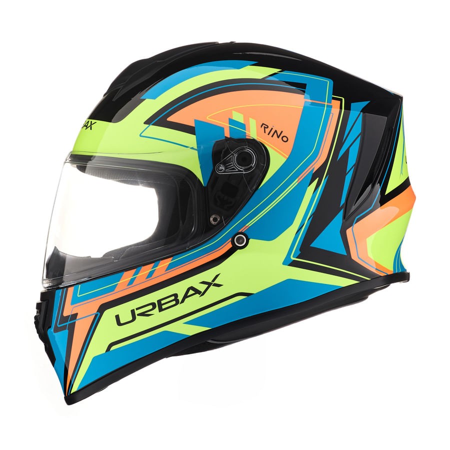 Casco Urbax 018 Mito Rino Fluor / Naranja / Brillo