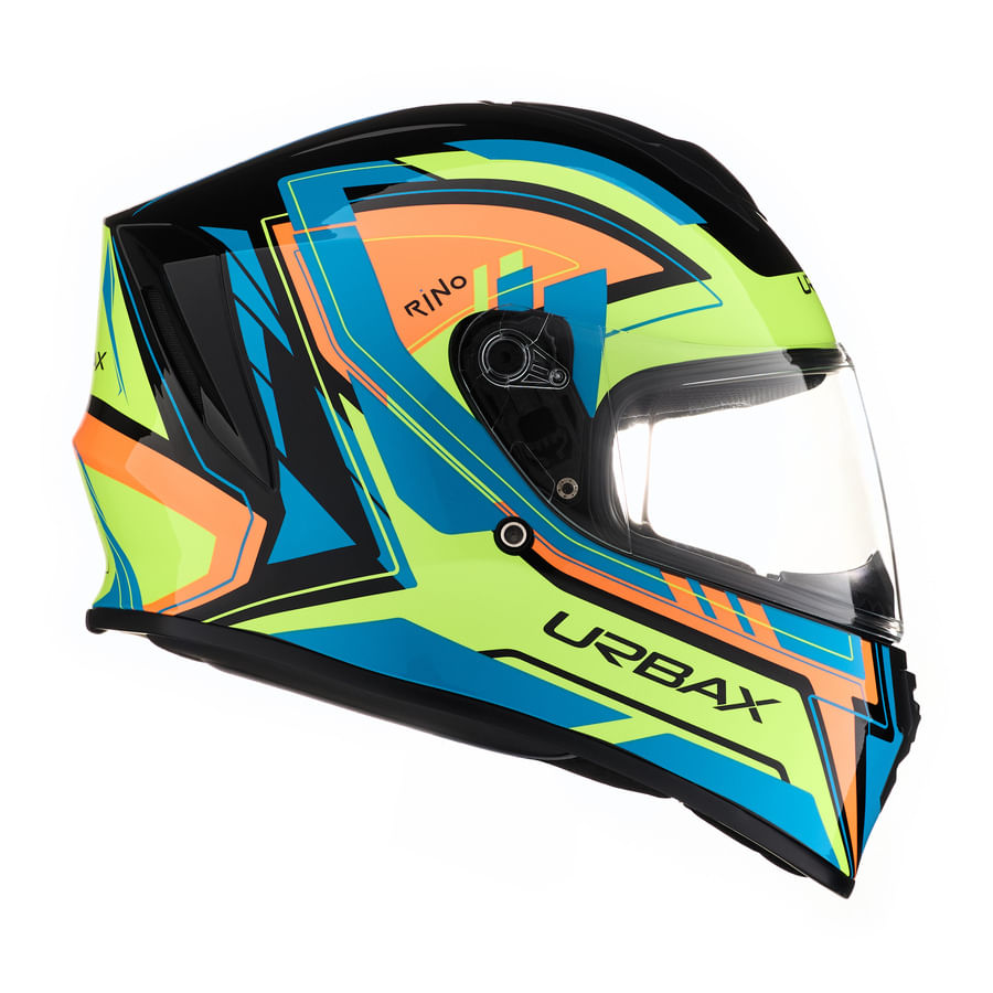 Casco Urbax 018 Mito Rino Fluor / Naranja / Brillo