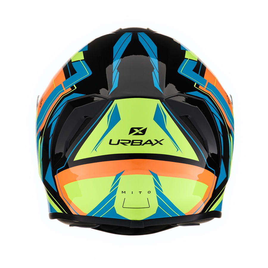Casco Urbax 018 Mito Rino Fluor / Naranja / Brillo