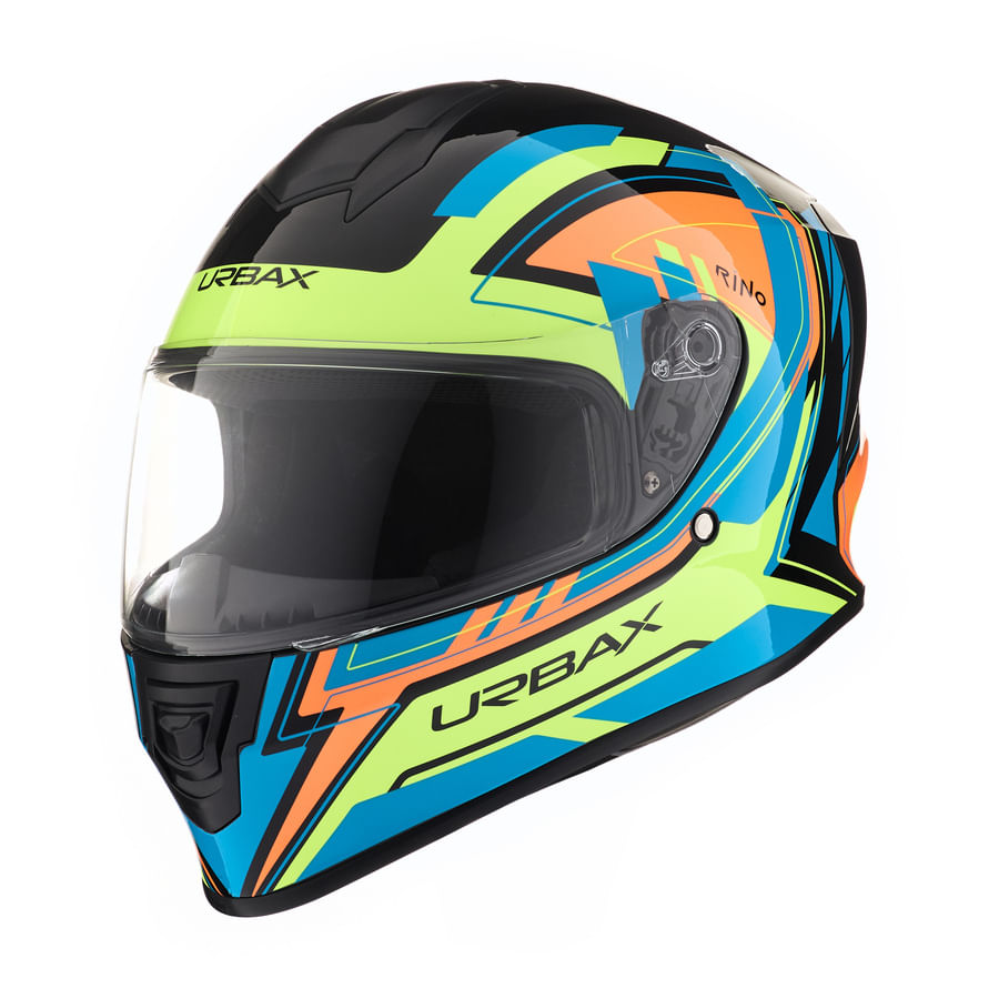 Casco Urbax 018 Mito Rino Fluor / Naranja / Brillo