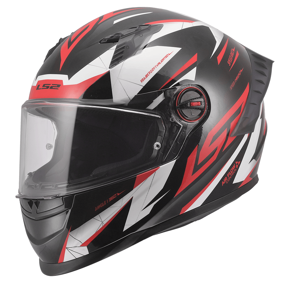 Casco LS2 816 Cosmos Draze Negro / Rojo / Mate