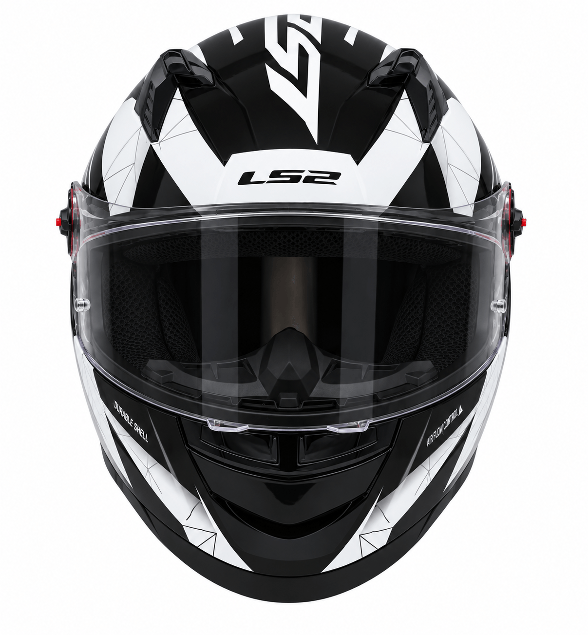 Casco LS2 816 Cosmos Draze Negro / Blanco / Brillo
