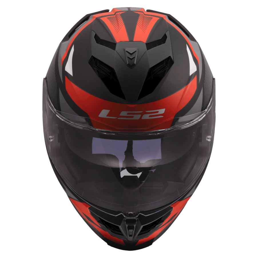 Casco LS2 818 Storm III Komai Negro / Rojo / Mate