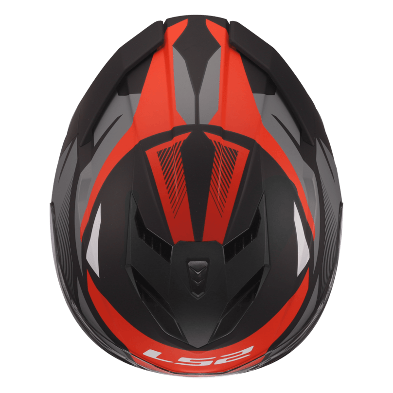Casco LS2 818 Storm III Komai Negro / Rojo / Mate