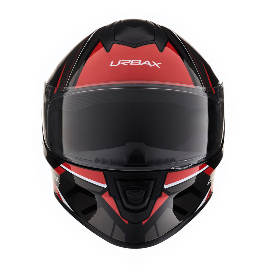 Casco Urbax 018 Mito Viper Negro / Rojo / Brillo