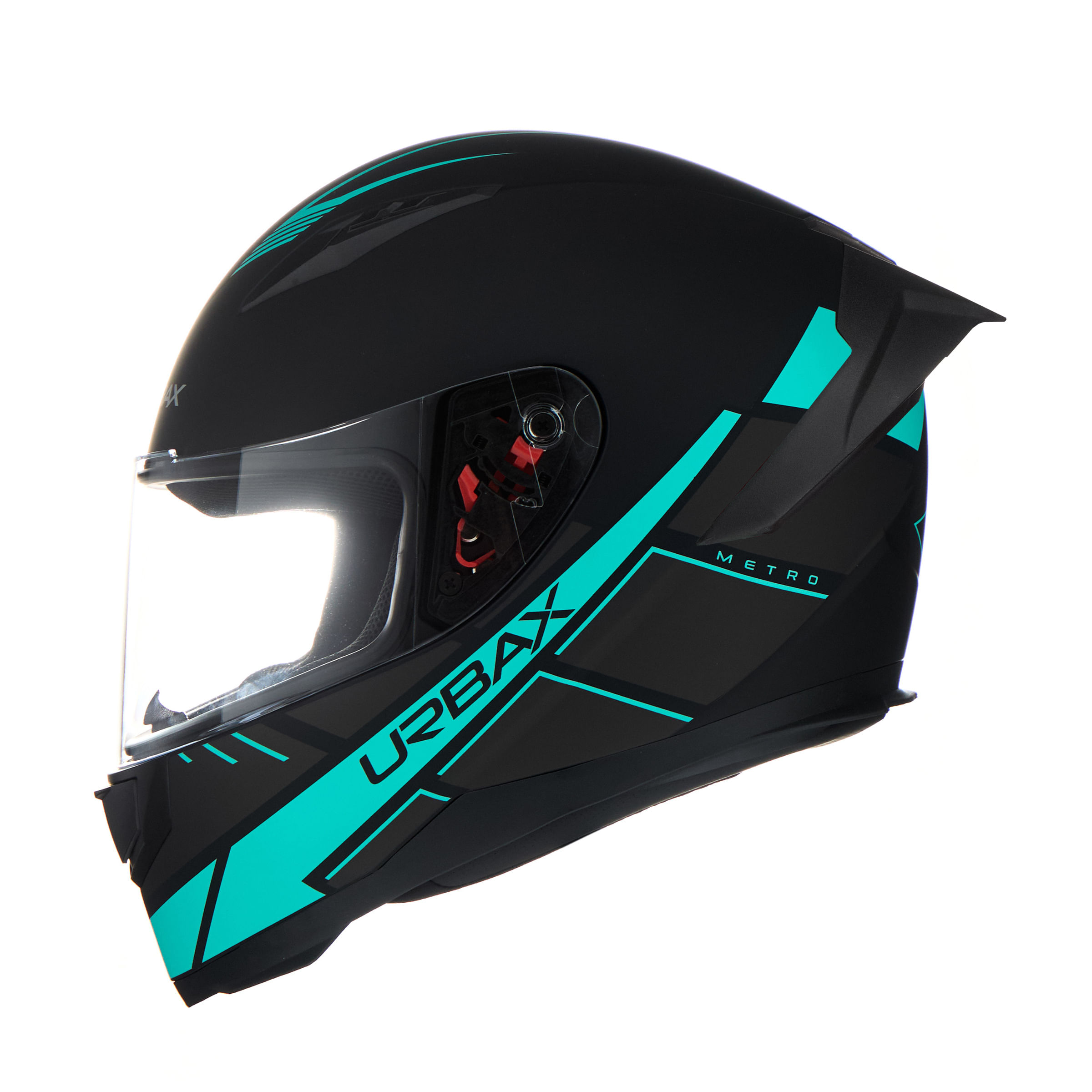 Casco Urbax 313 Ava Metro Negro / Verde / Mate