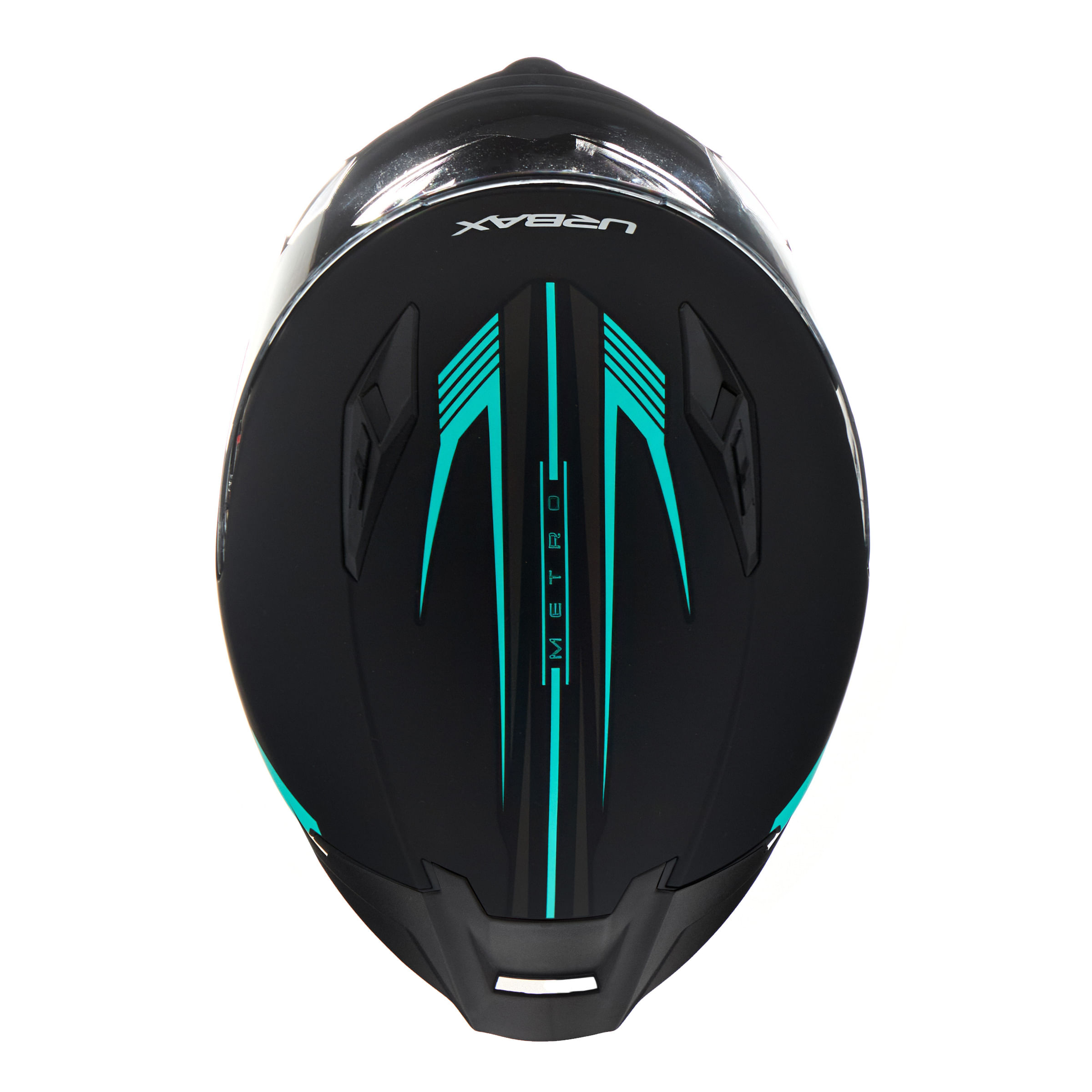 Casco Urbax 313 Ava Metro Negro / Verde / Mate