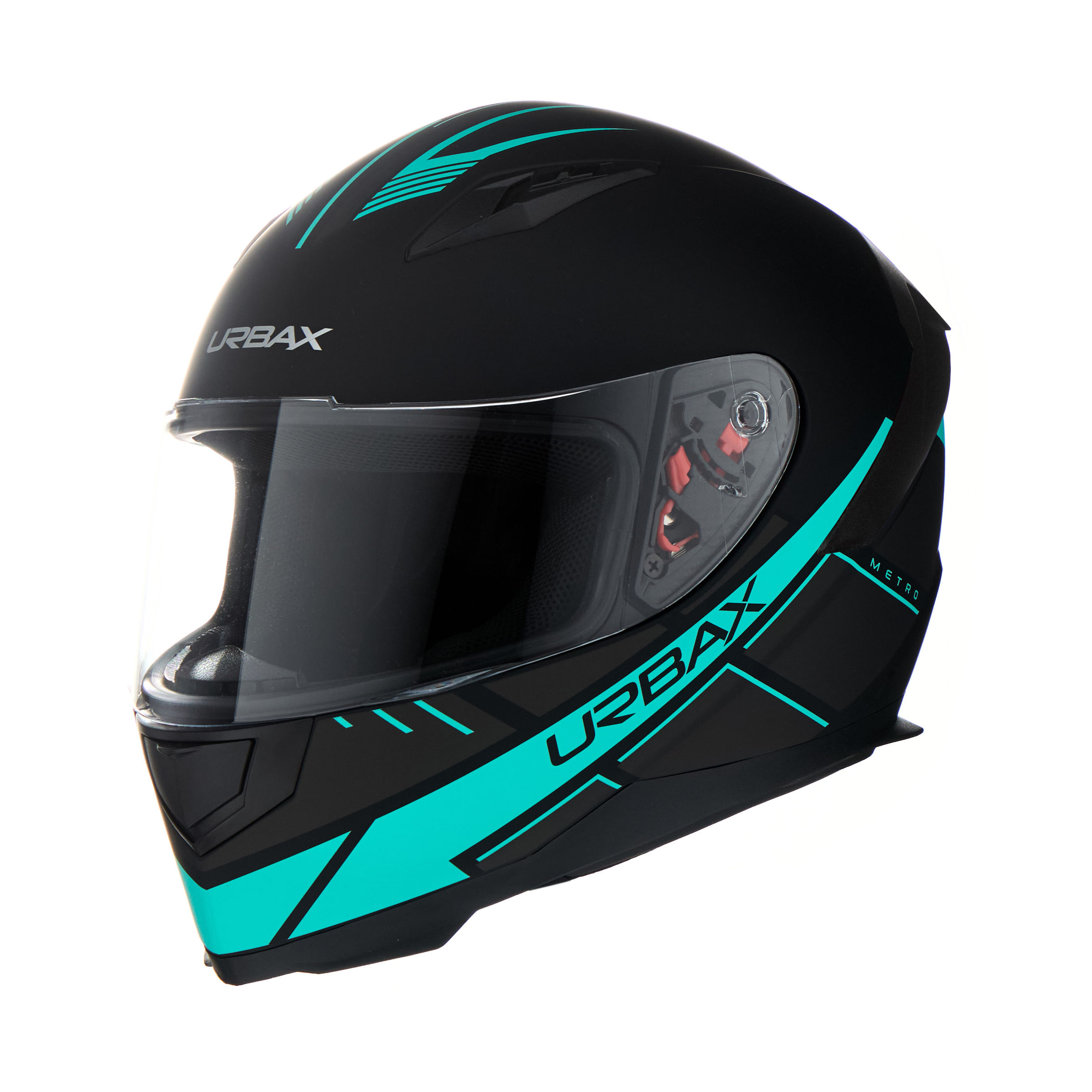 Casco Urbax 313 Ava Metro Negro / Verde / Mate